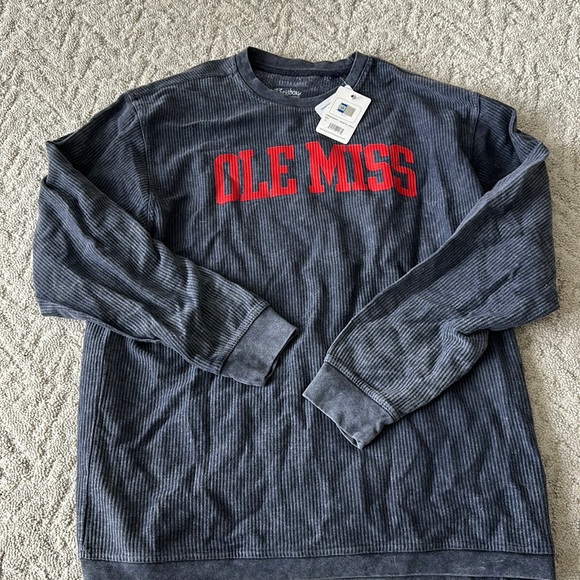 Pressbox Tops - Ole Mis Robbed crew neck